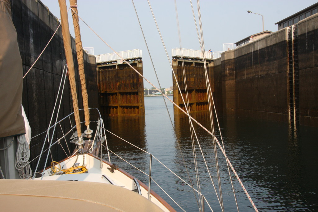 Going through the Canadian Locks