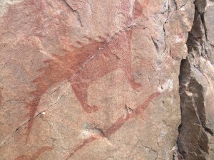 The Petroglyph Lynx at Agawa