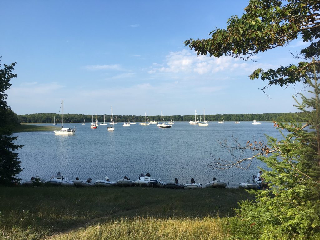 Dinghy convention at the GLCC Wilderness Rally