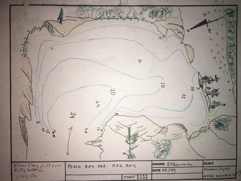 Jerry's chart for Perch Bay