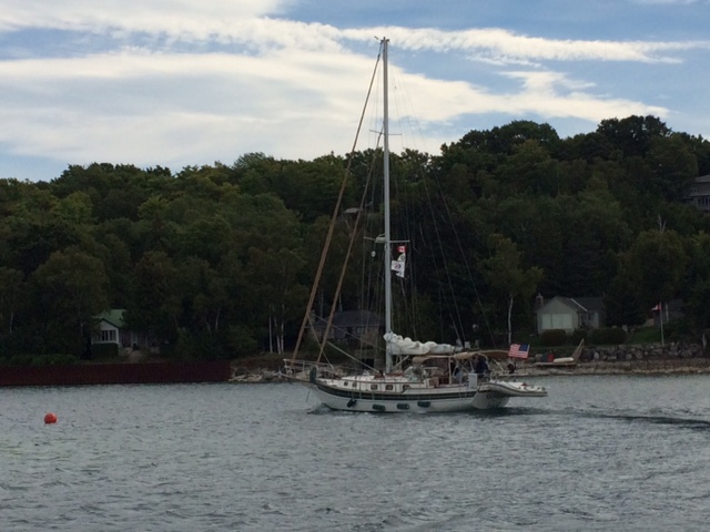 Departing Lion's Head on the eastern side of the Bruce Peninsula - Lake Huron