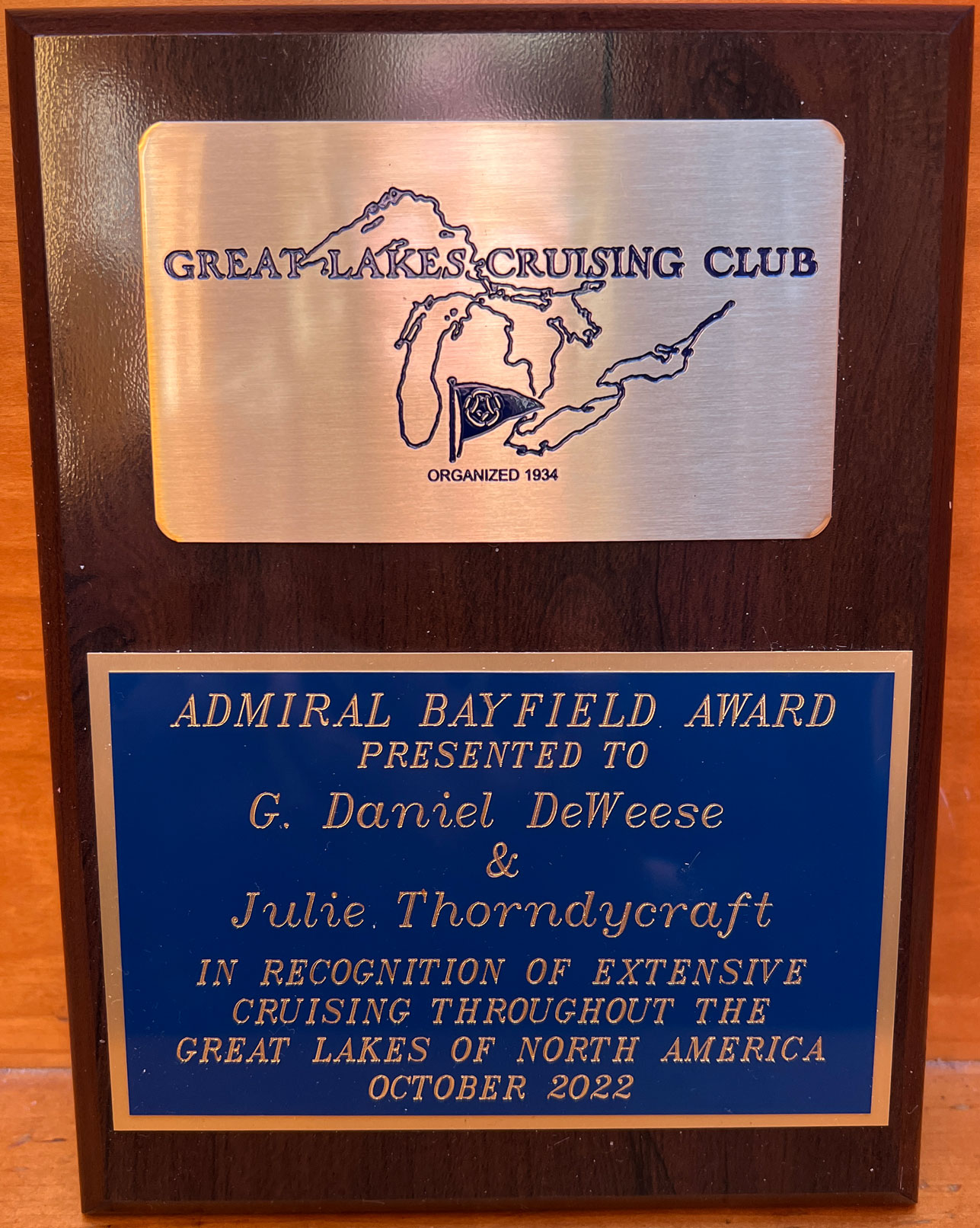 Admiral Bayfield Award